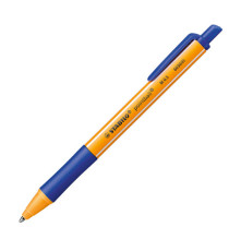 Penna a sfera a scatto Pointball Green - punta 1,0 mm - 4 colori - Stabilo - conf. 4 pezzi