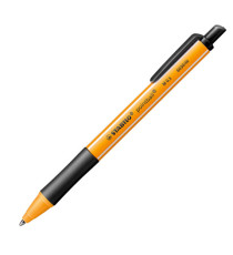 Penna a sfera a scatto Pointball Green - punta 1,0 mm - 4 colori - Stabilo - conf. 4 pezzi