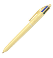 Penna a sfera scatto multifunzione 4 Colours Pastel - punta 1,0 mm - colori assortiti - Bic - conf. 12 pezzi