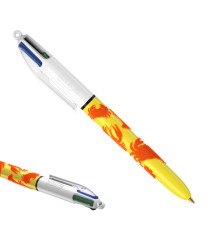 Penna a sfera scatto multifunzione 4 Colours Velours - punta 1,0 mm - 4 colori - Bic - conf. 12 pezzi