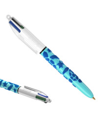 Penna a sfera scatto multifunzione 4 Colours Velours - punta 1,0 mm - 4 colori - Bic - conf. 12 pezzi