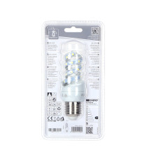Lamapine led a spirale B5 4.9W E27 440 lumen 6500K luce fredda D38XH105mm Equivalenza lampada incandescente: 38W