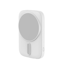 Power bank magnetico Blue Star Slim DG-P8 15W 5000 mAh compatibile MagSafe bianco ricarica fast USB-C wireless fino a 15W