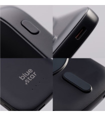 Power bank magnetico Blue Star Slim DG-P8 15W 5000 mAh compatibile MagSafe nero ricarica fast USB-C wireless fino a 15W