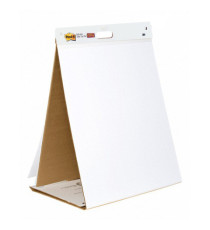 Blocco/Lavagna da tavolo Super Sticky autoportante - 563R - 20 fogli in carta riciclata - 58,4 x 50,8 cm - bianco - Post