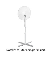 Ventilatore a piantana potenza 45W, diametro griglia:410mm, Altezza regolabile 3 velocità, Velocità di rotazione max:1250 r/min
