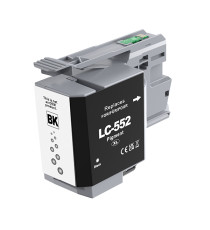 Cartuccia LC552XLBK nero ink pigmentato compatibile per Brother MFC-J3660DW,J3960DW capacità 3.000 pagine