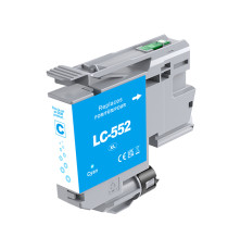 Cartuccia LC552XLC ciano ink pigmentato compatibile per Brother MFC-J3660DW,J3960DW capacità 1.500 pagine