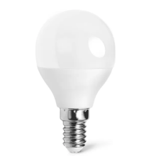 Lampadina Led G45 6W attacco E14 510 lumen 6500K luce fredda D45H80mm equivale a 42W incandescenza