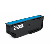 Cartuccia 250XLC ciano alta capacità C13T16P24010 compatibile per Epson Expression Photo XP-980 740 pagine