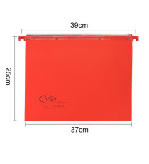 Cartella sospesa Joker - cassetto - interasse 39 cm - fondo U - 37 x 25 cm - rosso - Bertesi