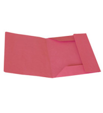 Cartellina 3 lembi - 200 gr - 25 x 33 cm - cartoncino manilla - magenta - Cartotecnica del Garda - conf. 50 pezzi