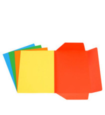 Cartellina 3 lembi - 200 gr - 25 x 34,5 cm - cartoncino bristol - 5 colori assortiti - Starline - conf. 25 pezzi