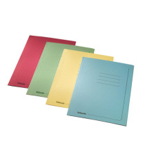 Cartellina 3 lembi con stampa - 295 gr - 25x35 cm - azzurro - Esselte - conf. 25 pezzi