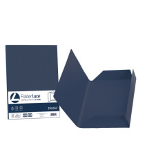 Cartellina 3 lembi Luce - 200 gr - A4 - cartoncino bristol - blu cobalto - Favini - conf. 25 pezzi