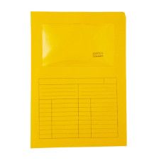 Cartellina a L con finestra Sintex - 120 gr - A4 - arancio - Blasetti - conf. 50 pezzi