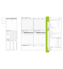 Cartellina matricolare - con vano portadocumenti - 32,5 x 25,5 cm - Data Ufficio