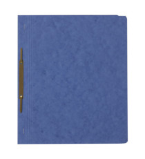 Cartellina semplice con pressino- 265 gr - A4 - cartone pressato - blu - Pagna