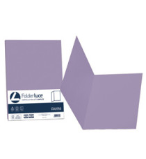Cartellina semplice Luce - 200 gr - A4 - violetto - cartoncino bristol - Favini - conf. 50 pezzi