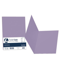 Cartellina semplice Luce - 200 gr - A4 - violetto - cartoncino bristol - Favini - conf. 50 pezzi