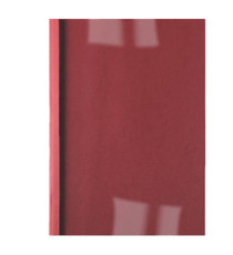 Cartelline termiche Business Line - 3 mm - leather rosso - GBC - scatola 100 pezzi