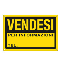 Cartello segnalatore - 30x20 cm - VENDESI - PPL - Cartelli Segnalatori