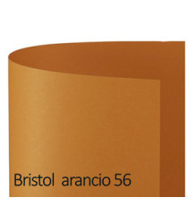 Cartoncino Bristol Color - 50 x 70 cm - 200 gr - arancio 56 - Favini - conf. 25 pezzi