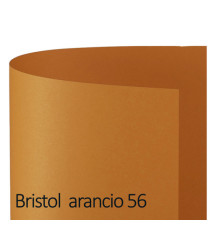 Cartoncino Bristol Color - 50 x 70 cm - 200 gr - arancio 56 - Favini - conf. 25 pezzi