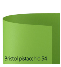 Cartoncino Bristol Color - 50 x 70 cm - 200 gr - pistacchio 54 - Favini - conf. 25 pezzi