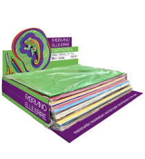 Cartoncino CartaCrea - 35 x 50 cm - 220 gr - colori assortiti - Fabriano - Expo 260 fogli
