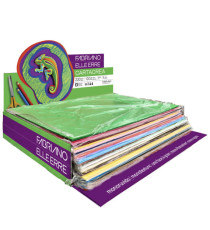 Cartoncino CartaCrea - 35 x 50 cm - 220 gr - colori assortiti - Fabriano - Expo 260 fogli