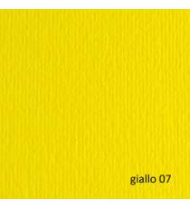Cartoncino Elle Erre - 50 x 70 cm - 220 gr - giallo 107 - Fabriano - blister 20 fogli