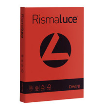 Carta Rismaluce - A4 - 140 gr - rosso scarlatto 61 - Favini - conf. 200 fogli