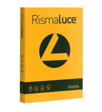 Carta Rismaluce - A4 - 200 gr - giallo oro 52 - Favini - conf. 125 fogli
