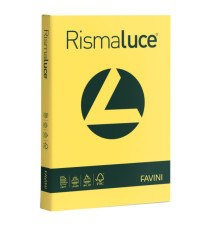 Carta Rismaluce - A4 - 200 gr - giallo sole 53 - Favini - conf. 125 fogli