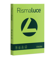 Carta Rismaluce - A4 - 200 gr - verde pistacchio 54 - Favini - conf. 125 fogli