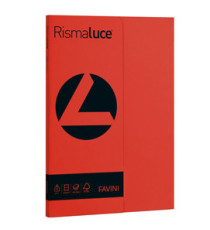 Carta Rismaluce Small - A4 - 90 gr - rosso scarlatto 61 - Favini - conf. 100 fogli