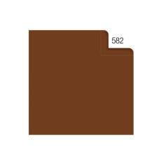 Carta velina - 50 x 70 cm - 20 gr - marrone 582 - Rex Sadoch - busta 26 fogli