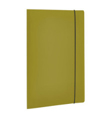 Cartella 3 lembi con elastico HOLOS - A4 - PP - verde - Fellowes