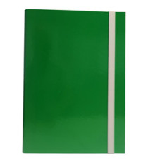 Cartella progetto - con elastico - dorso 3 cm - verde - Starline
