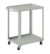 Carrello da lavoro - 2 vasche da 60 x 45 cm - 71 x 45 x 78 cm - grigio - Tecnotelai
