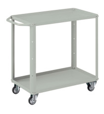 Carrello da lavoro - 2 vasche da 80 x 45 cm - 91 x 45 x 81 cm - grigio - Tecnotelai