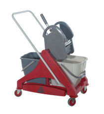 Carrello per pulizie Duo Qo-kart ClassicoTre 30 - 30 L - 42 x 81 x 93cm - Taxon