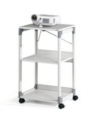 Carrello System - per videoproiettore - con ruote - 3 ripiani - 50,8 x 43,2 x 88,2 cm - grigio - Durable