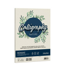 Carta Calligraphy Nature Remake - A4 - 120 gr - perla - Favini - conf. 50 fogli