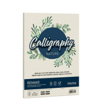 Carta Calligraphy Nature Remake - A4 - 250 gr - perla - Favini - conf. 50 fogli