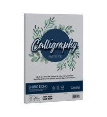 Carta Calligraphy Nature Shiro Eco - A4 - 120 gr - cenere - Favini - conf. 50 fogli