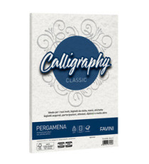 Carta Calligraphy pergamena - A4 - 190 gr - bianco 01 - Favini - conf. 50 fogli