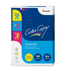 Carta Color Copy - A4 - 90 gr - bianco - Mondi - conf. 500 fogli