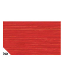 Carta crespa - 50 x 250 cm - 48 gr - rosso ciliegia 790 - Rex Sadoch - conf.10 rotoli